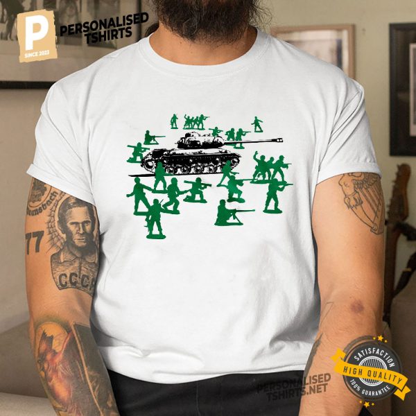 Green Army Men Toy Army Figures Shirt