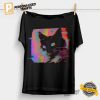 Psychedelic Weirdcore Cat T Shirt, cat themed shirts 3