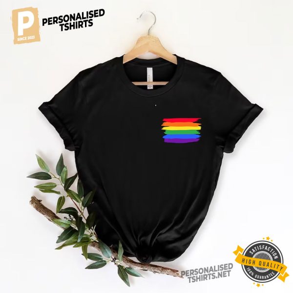 Rainbow Flag lgbt pride t shirt 2
