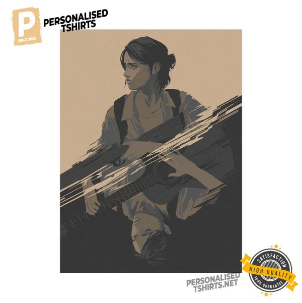 The Last of Us 2 Poster No.01 Ellie Gun Guitar Gaming Poster (2)