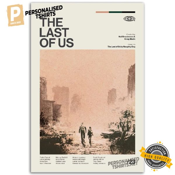 The Last of Us Poster No.03 Mid Century Modern, Art Print 2