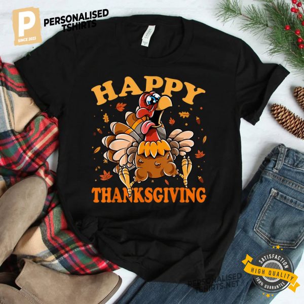Turkey Day Happy Thanksgiving, thanksgiving themed shirts 3