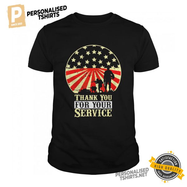 thank you for your service veterans day T shirt 1