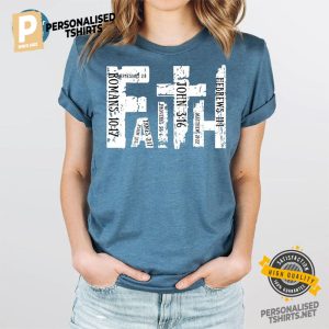 Faith From Bible Verses Design Jesus Christ Comfort Colors T Shirt