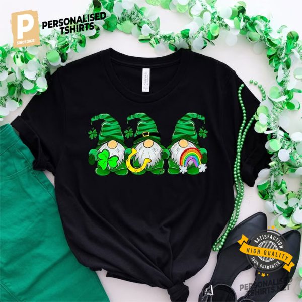 Lucky Gnome st patrick's day shirt, Lucky Day Apparel 3