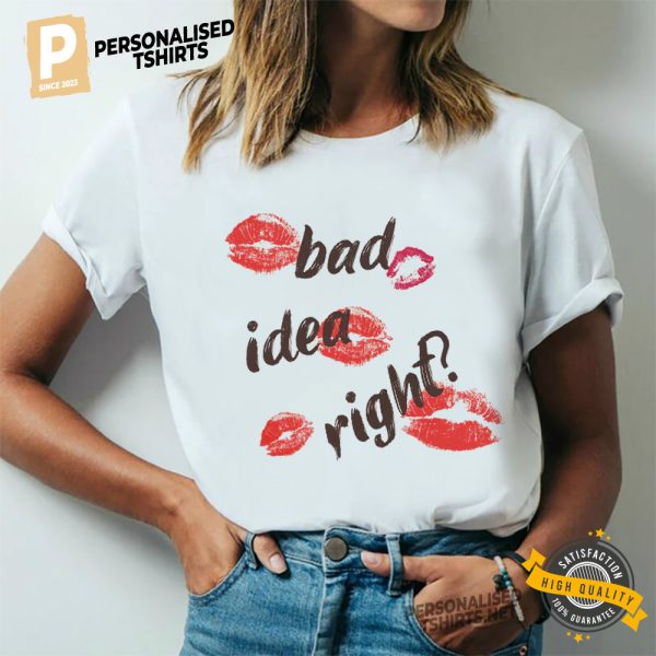 Bad Idea Right Guts Album olivia rodrigo t shirt 2