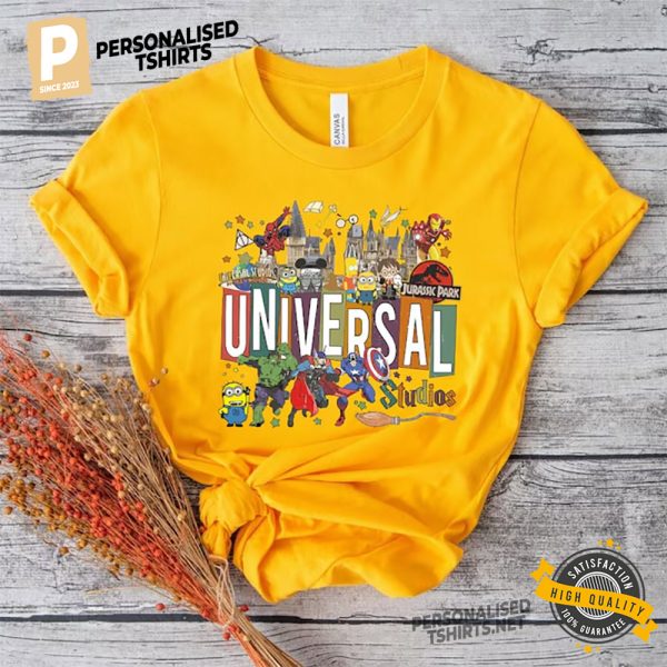 Disney Universal Studios Family Trip Comfort Colors Shirt 2