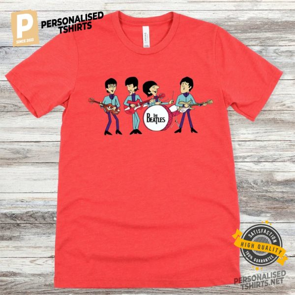 Rock Band The Beatles Cartoon Style Shirt