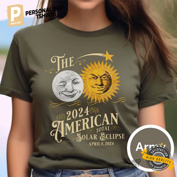 The 2024 American total solar eclipse Funny Shirt 2