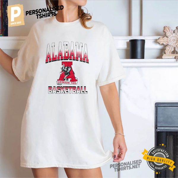 Alabama Crimson Tide Basketball Vintage Style Shirt