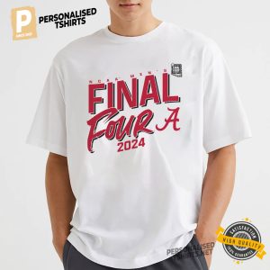 NCAA Men's Final Four 2024 Alabama Crimson Tide Basketball Shirt 1