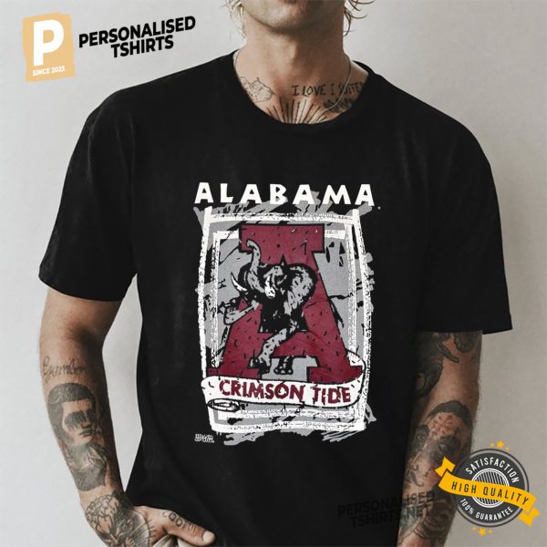 alabama crimson tide basketball Vintage Art Sport Shirt 1