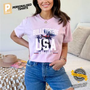 Bulletproof Trump USA Election 2024 Comfort Colors Shirt 2