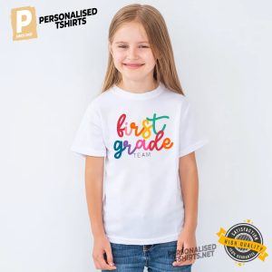 First Grade Team Kindergarten Comfort Colors Shirt