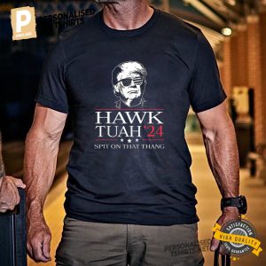 Hawk Tuah 2024 Spit On That Thang Funny Donald Trump Shirt 3