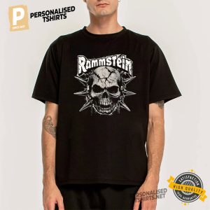 Rammstein Skull Heavy Metal Rock Band Shirt 1